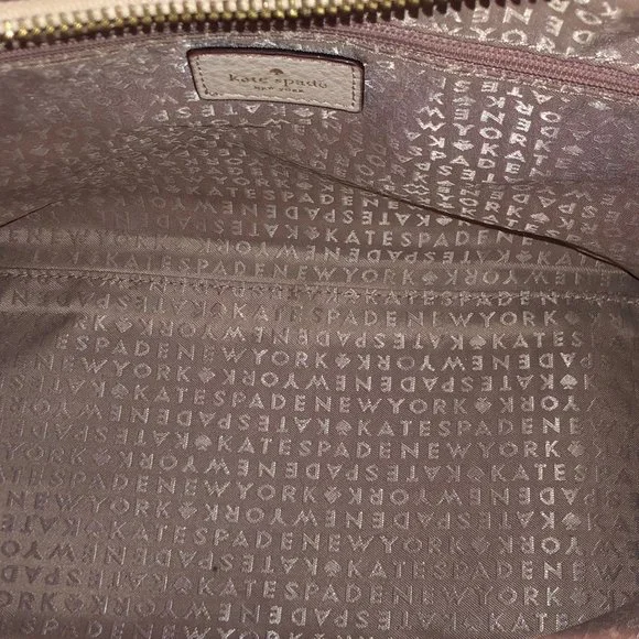 Kate Spade Soft Pink Leather Handbag With Removable Adjustable Crossbody Strap - Picture 9 of 10